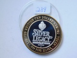 SILVER LEGACY .999 SILVER GAMING TOKEN