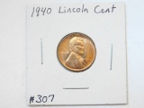 1940 LINCOLN CENT BU RED