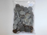 BAG OF WHEAT PENNIES MOSTLY STEEL CENTS