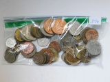 BAG OF MISC. WORLD COINS