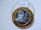 1998 HARVEY'S/BILL COSBY .999 SILVER GAMING TOKEN