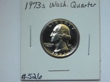 1973S WASHINGTON QUARTER PF