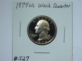 1974S/S WASHINGTON QUARTER PF