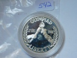 1988S U.S. OLYMPIC SILVER DOLLAR PF