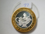 HARRAH'S .999 SILVER GAMING TOKEN