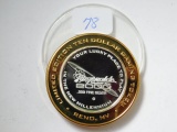 2000 FITZGERALD'S/NEW MILLENNIUM .999 SILVER GAMING TOKEN