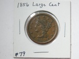 1856 LARGE CENT XF