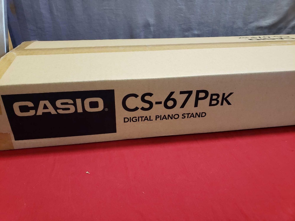 Casio CS-67P BK Assembled dimensions 52x30x11. STAND ONLY, NO KEYBOARD |  Estate & Personal Property Music Musical Instruments | Online Auctions |  Proxibid
