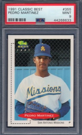 1991 Classic Best Pedro Martinez - PSA 9 - Mint