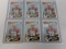 Lot of 6 1984 Topps Darrell Green Rookies #380