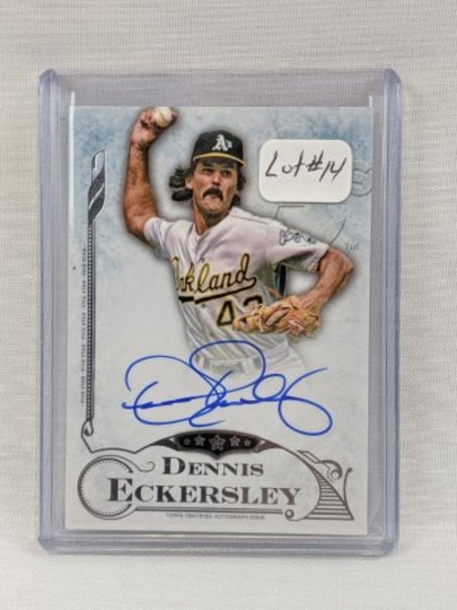 2015 Topps Five Star Dennis Eckersley Auto