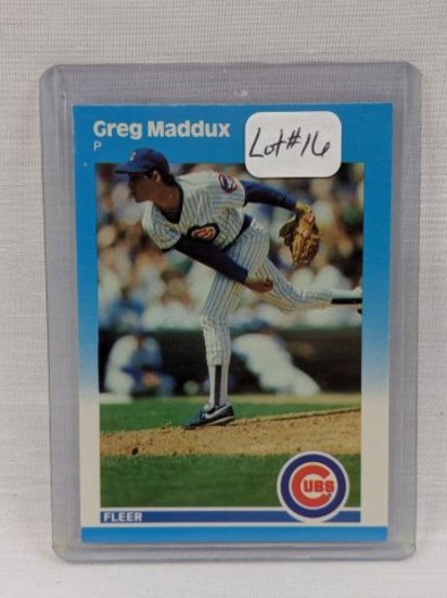 1987 Fleer Update Greg Maddux Rookie #U-68