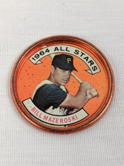 1964 Topps Bill Mazeroski All Star Coin