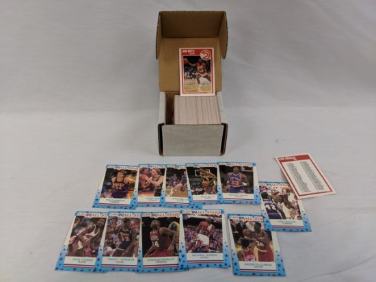 1989-90 Fleer Basketball Complete Set W/Sticker Set