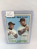 1967 Topps Fence Busters w/ Willie Mays Willie McCovey