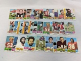 Lot of 1975 Topps Football