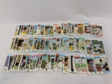 Lot of 80 Different 1974 Topps Baseball Cards
