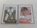 1991 Topps Archives Mickey Mantle and Willie Mays