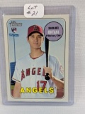 2018 Topps Heritage Shohei Ohtani Rookie #600