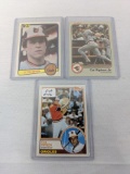 Lot of 3 Different 1983 Cal Ripken Jr 2nd Year Cards