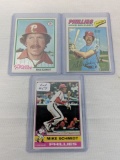 Lot of 3 Different Mike Schmidt Cards 76,77,78