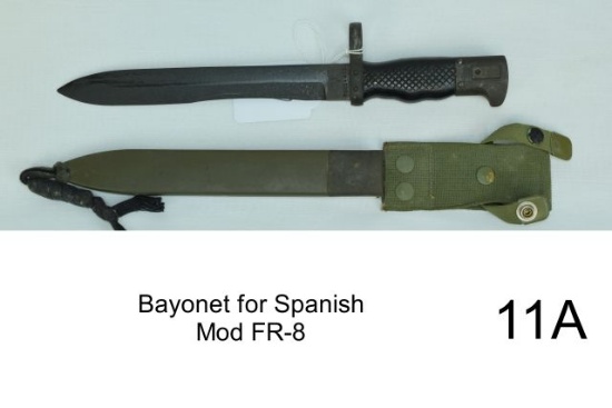 Bayonet for Spanish    Mod FR-8    Condition: Good