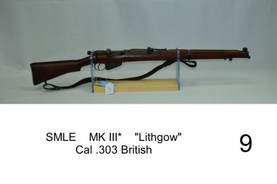 SMLE    MK III*    "Lithgow"    Cal .303 British    SN: 95810    1944    Co