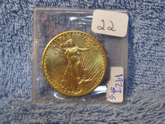 1927 $20. ST. GAUDENS GOLD PIECE BU