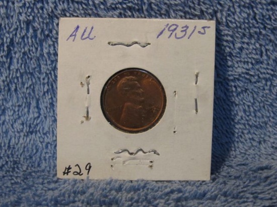 1931S LINCOLN CENT AU