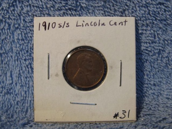 1910S/S LINCOLN CENT AU