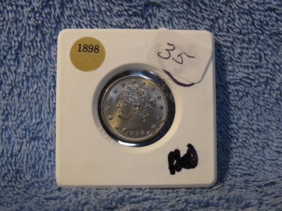 1898 V-NICKEL (NICE) BU