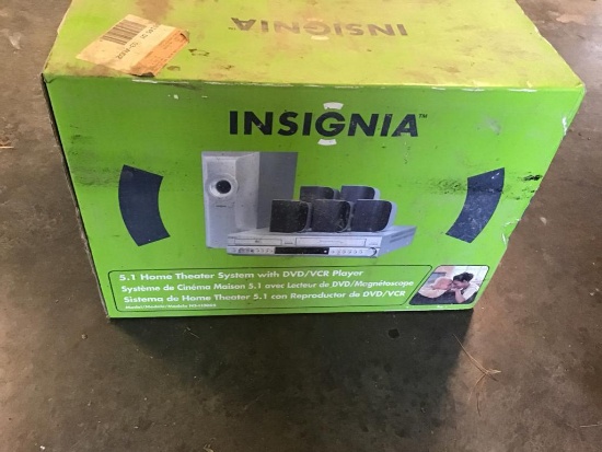 Insignia 5 in 1 Home Theater System, in original box