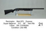 Remington    Mod 870    Express    Super Magnum    3½