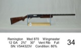 Remington    Mod 870    Wingmaster    12 GA    2¾