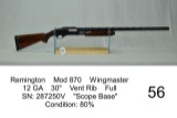 Remington    Mod 870    Wingmaster    12 GA    30