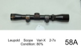 Leupold    Scope    Vari-X    2-7x    Condition: 80%