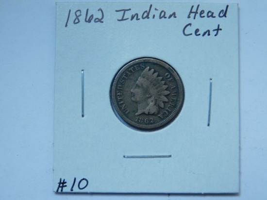 1862 INDIAN HEAD CENT G+