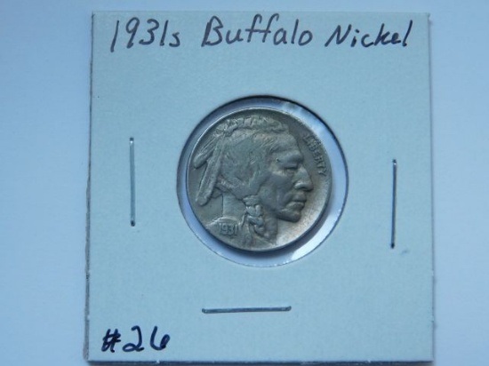 1931S BUFFALO NICKEL XF