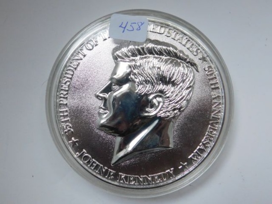 LARGE JOHN F. KENNEDY 50TH. ANNIVERSARY MEDAL