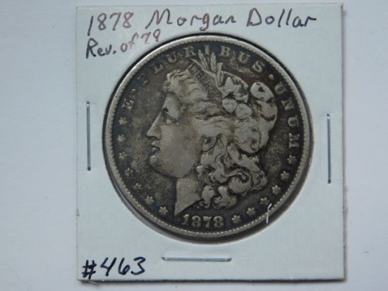 1878 REV. OF 79 MORGAN DOLLAR VF
