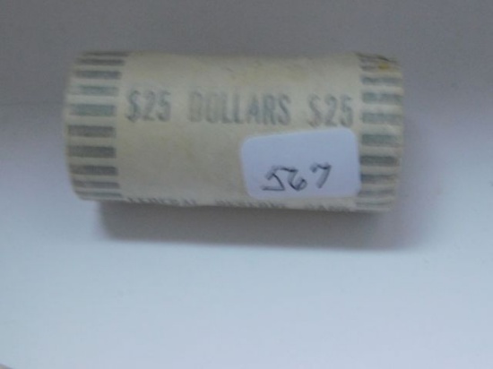 ROLL OF 25-1979P SUSAN B. ANTHONY DOLLARS IN BANK ROLL BU