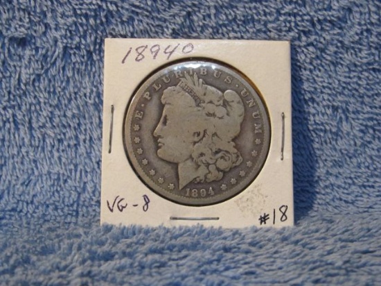 1894O MORGAN DOLLAR VG