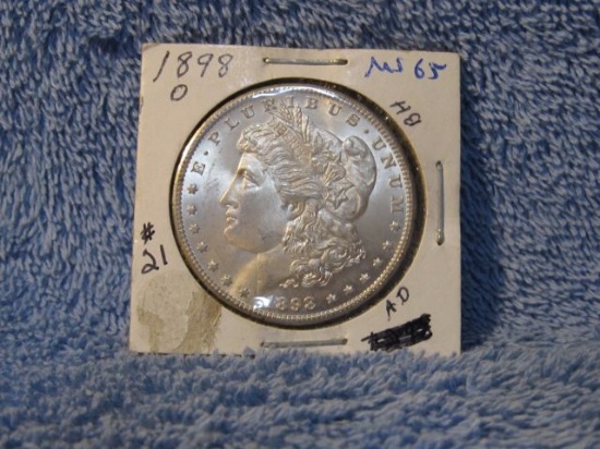 1898O MORGAN DOLLAR BU