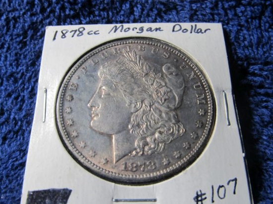 1878CC MORGAN DOLLAR (TONING) BU