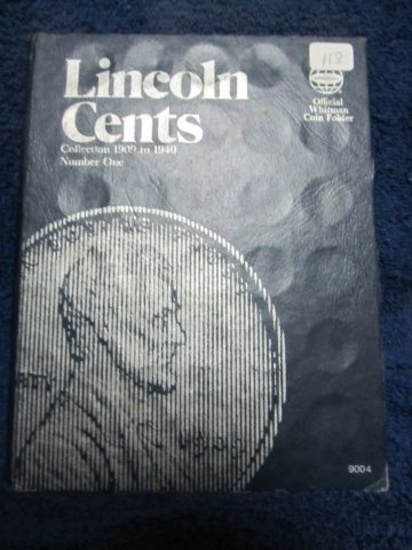 77 DIFFERENT LINCOLN CENTS IN FOLDER 1909-40S
