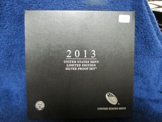 2013 LIMITED EDITION SILVER PROOF SET IN HOLDER