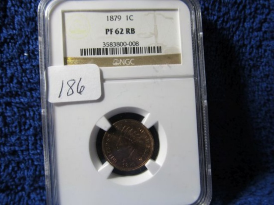 1879 INDIAN HEAD CENT NGC PF62 RB