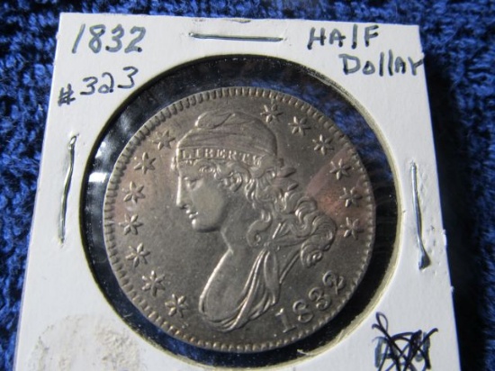 1832 BUST HALF VF