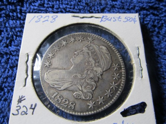 1828 BUST HALF XF