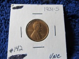 1931S LINCOLN CENT UNC